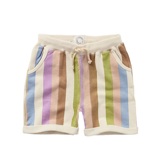 Sproet and Sprout Biscotti Stripes Sweat Shorts