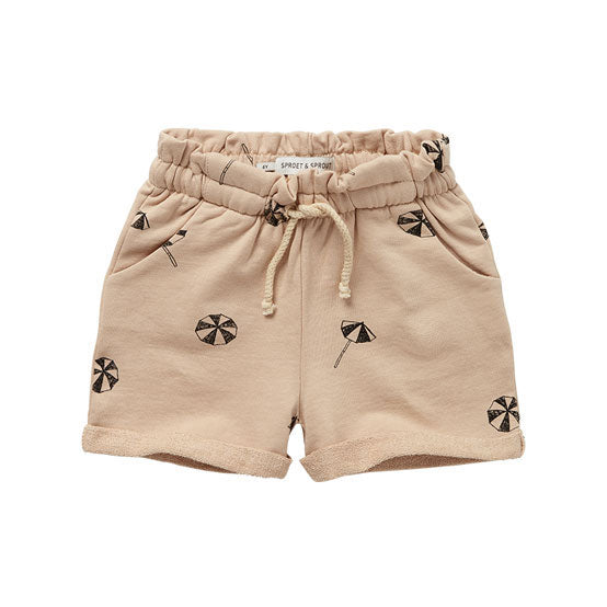 Sproet and Sprout Biscotti Umbrella Print Paperbag Shorts