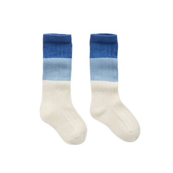 Sproet and Sprout Azzurra Blue Colorblock Socks