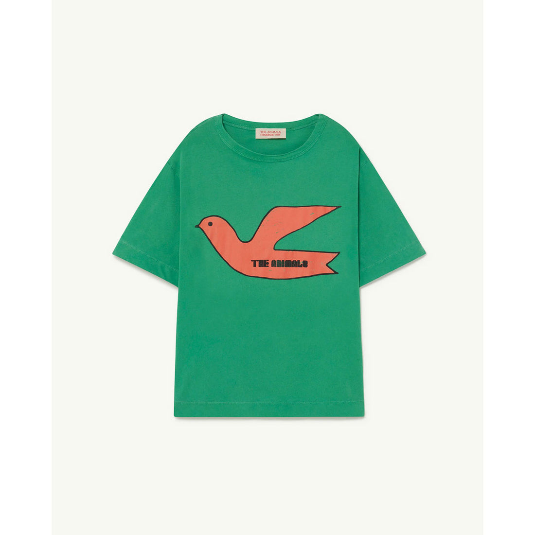 The Animals Observatory Green Rooster Oversize Kids+ Tshirt