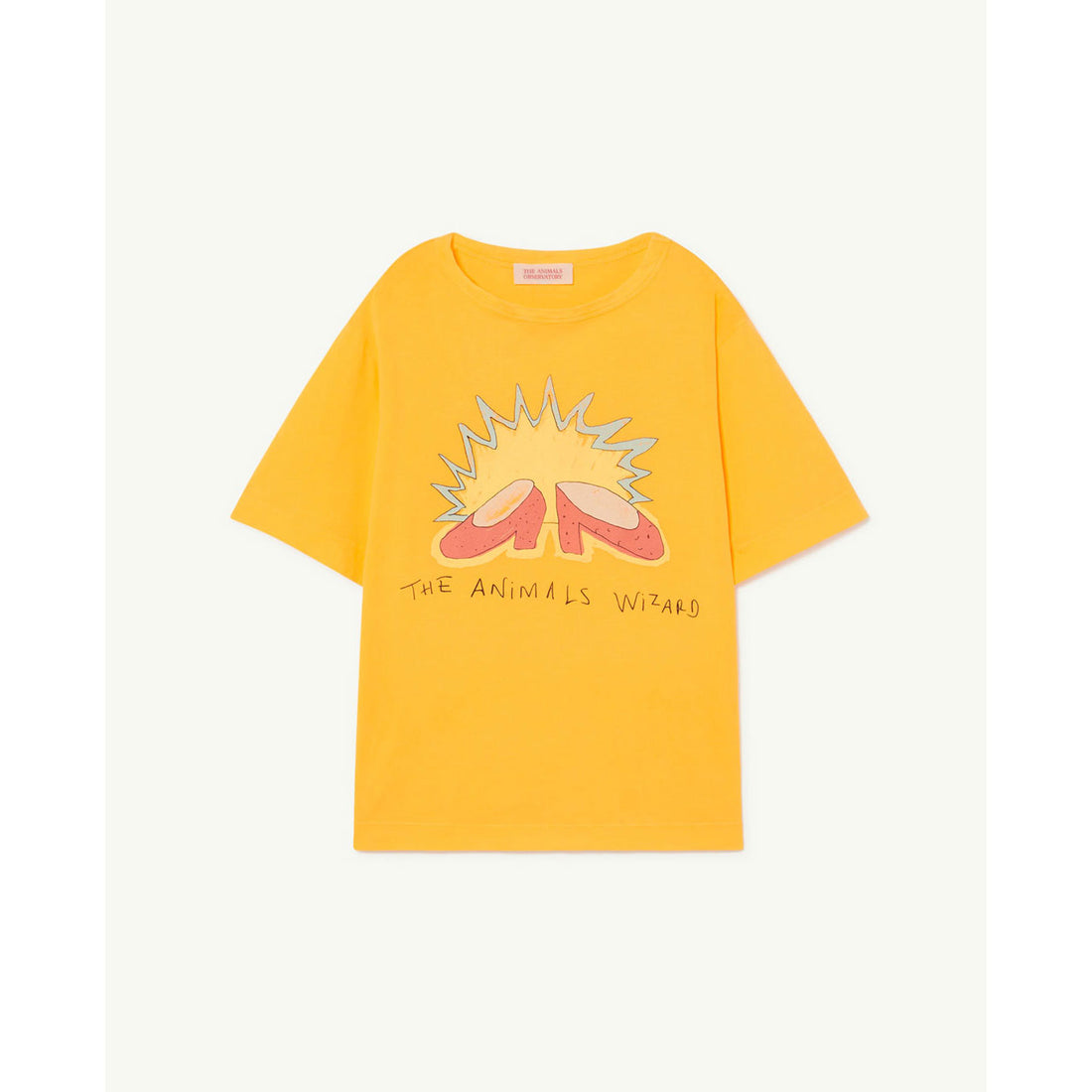 The Animals Observatory Yellow Rooster Oversize Kids+ Tshirt