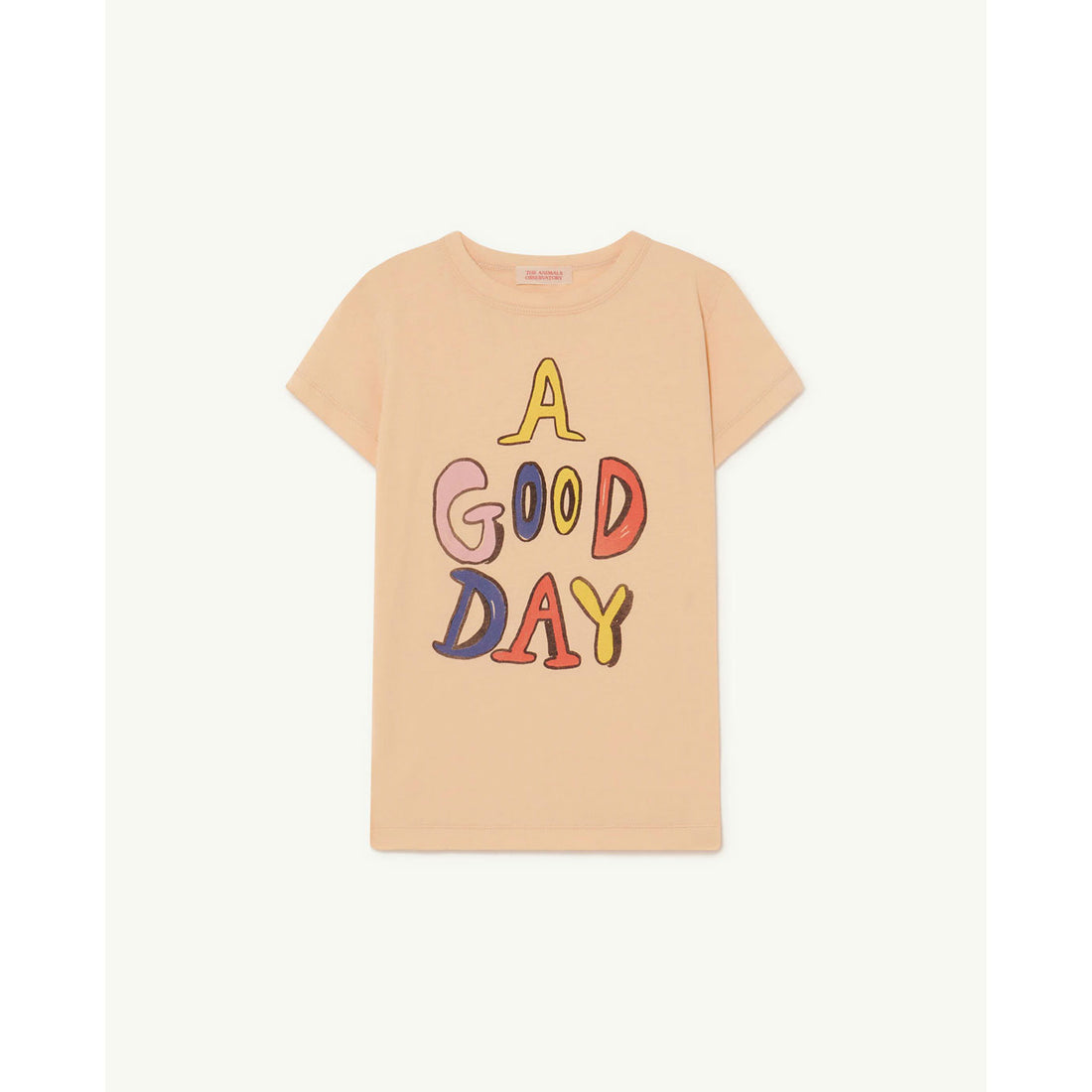 The Animals Observatory Beige Hippo Kids Tshirt