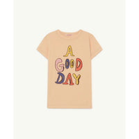 The Animals Observatory Beige Hippo Kids Tshirt