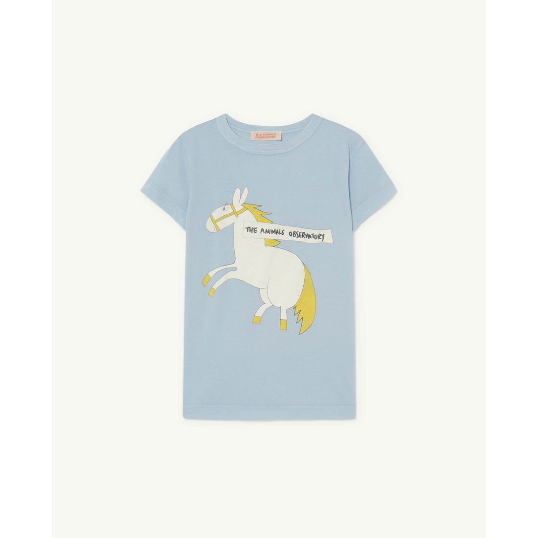 The Animals Observatory Blue Hippo Kids Tshirt