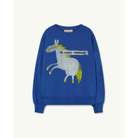 The Animals Observatory Deep Blue Big Bear Kids+ Sweatshirt