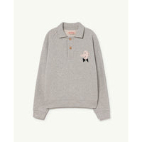 The Animals Observatory Grey Seahorse Kids+ Sweatshirt