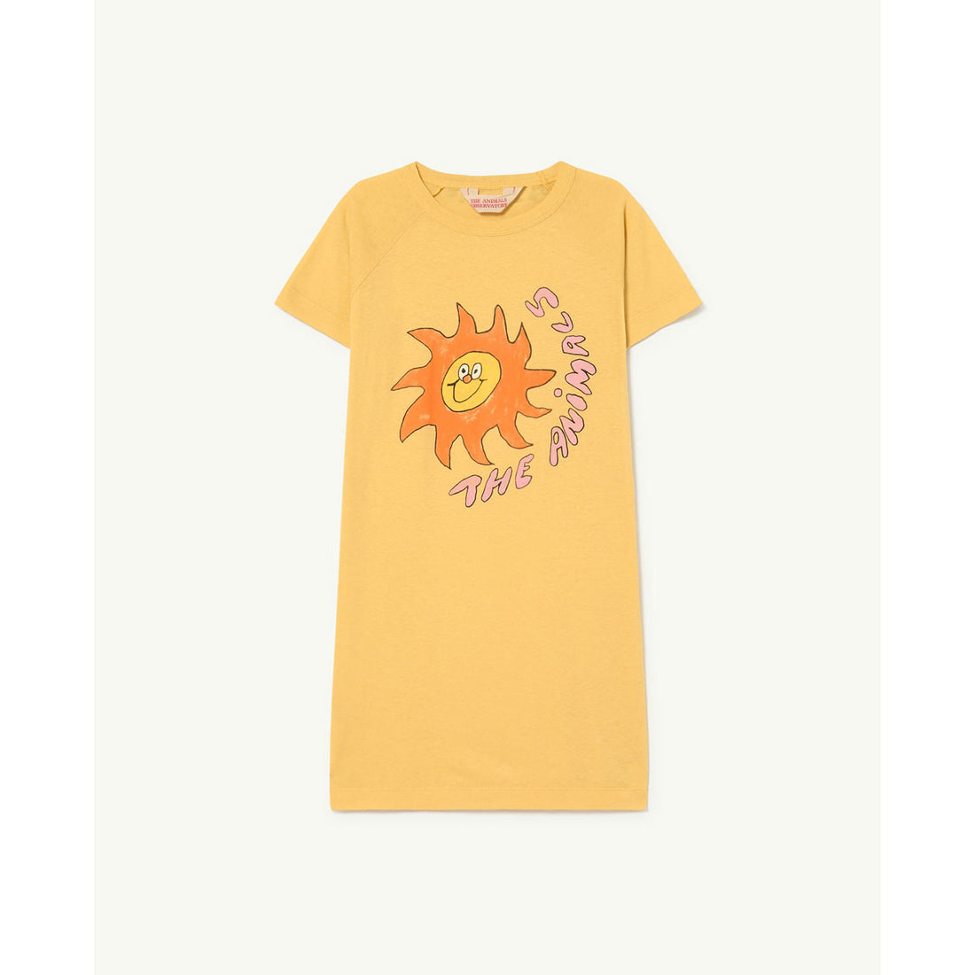 The Animals Observatory Yellow Gorilla Kids Dress