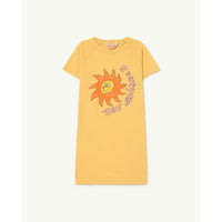 The Animals Observatory Yellow Gorilla Kids Dress