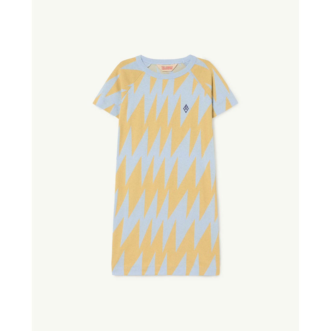 The Animals Observatory Blue Zig Zag Gorilla Dress