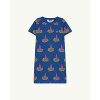 The Animals Observatory Blue Gorilla Kids Dress