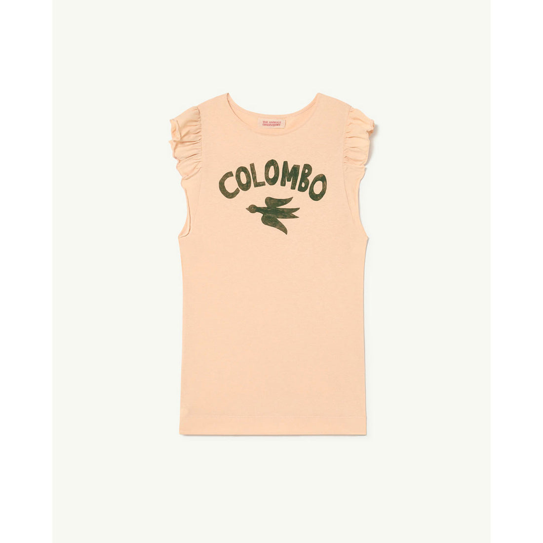 The Animals Observatory Beige Fly Kids Dress