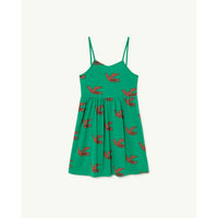The Animals Observatory Green Otter Kids Dress