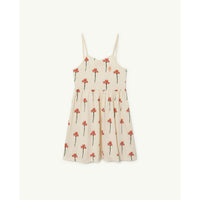 The Animals Observatory White Otter Kids Dress