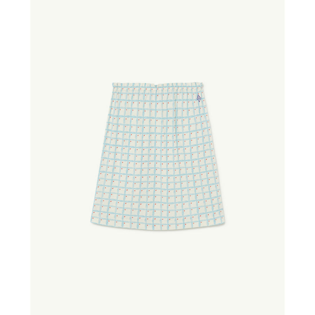 The Animals Observatory White Stripes Kitten Kids Skirt