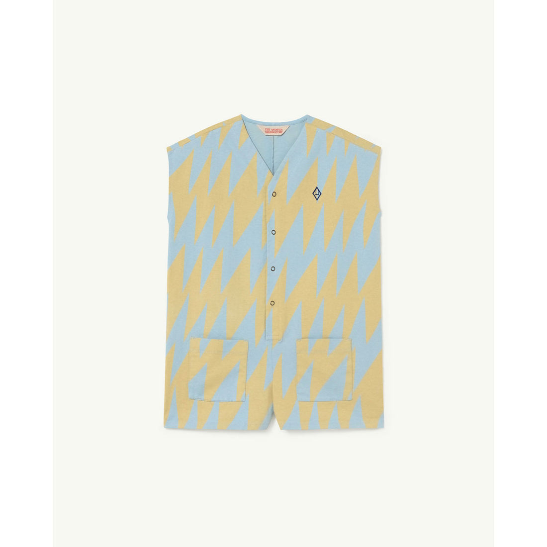 The Animals Observatory Blue Zig Zag Ape Jumpsuit