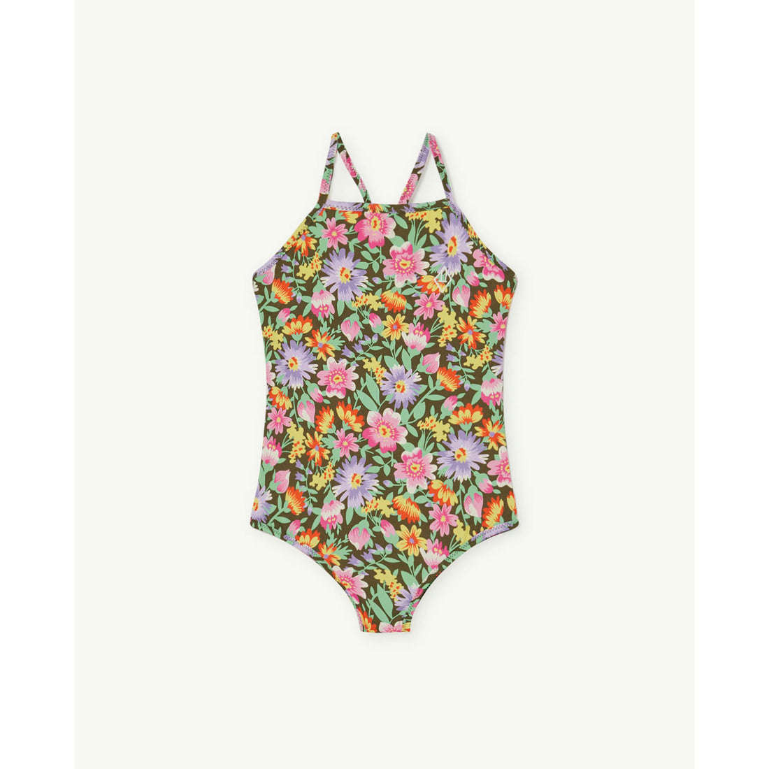 The Animals Observatory Deep Brown Trout Kids Swimsuit