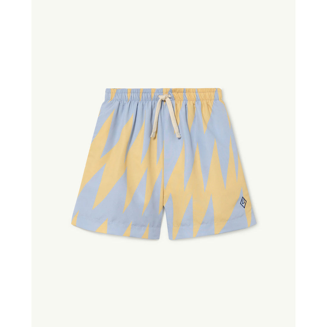 The Animals Observatory Blue Zig Zag Puppy Swimsuit