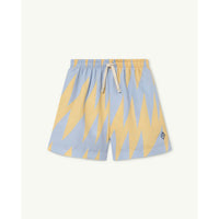 The Animals Observatory Blue Zig Zag Puppy Swimsuit