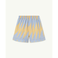 The Animals Observatory Blue Zig Zag Puppy Swimsuit