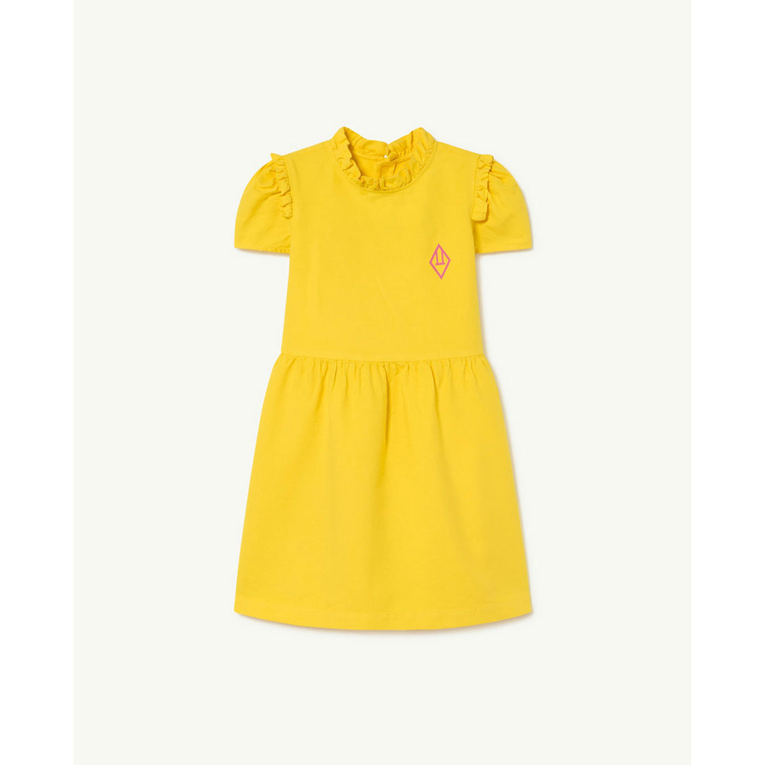 The Animals Observatory Yellow Tortoise Kids Dress