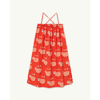 The Animals Observatory Red Jellyfish Kids Dress