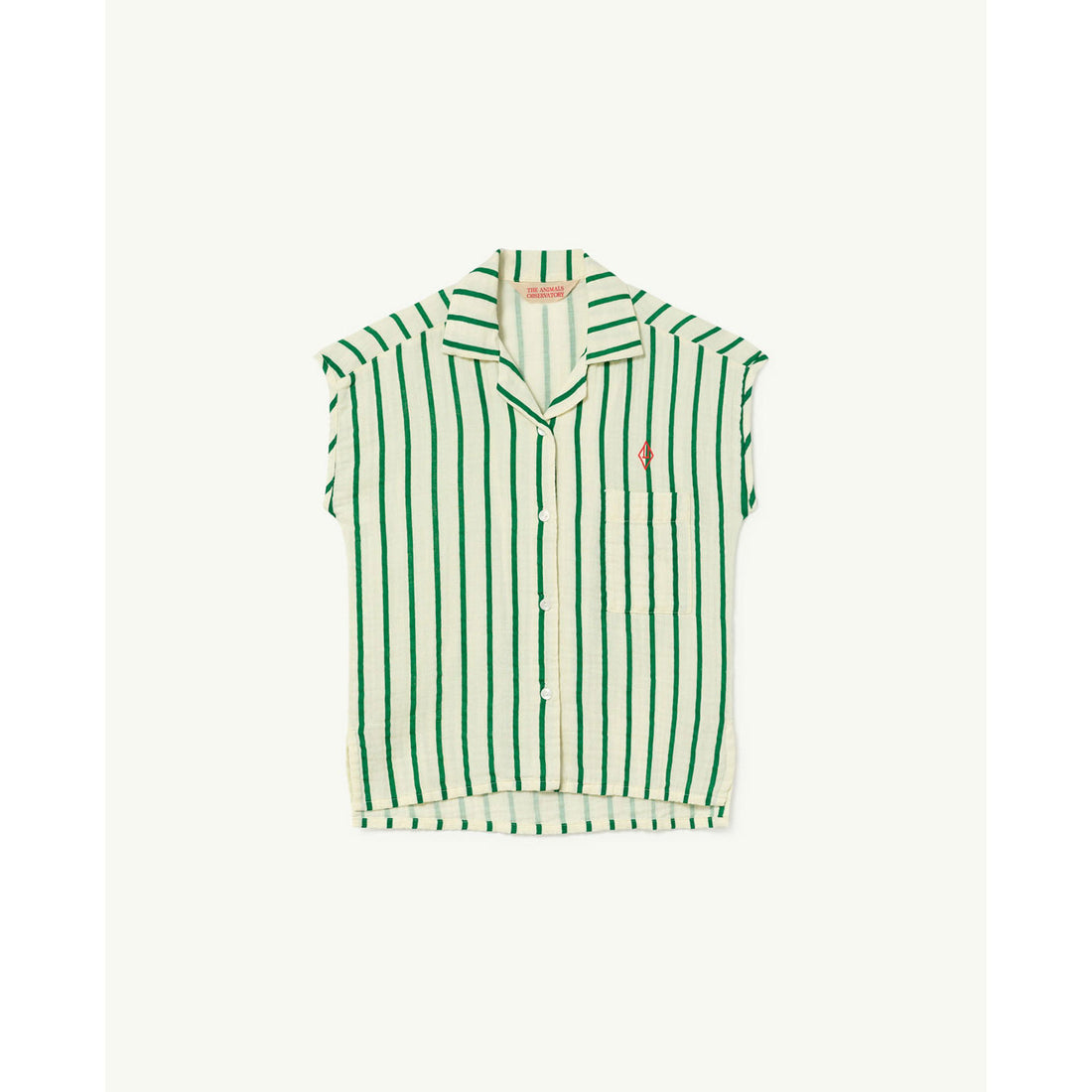 The Animals Observatory White Stripe Kangaroo Shirt