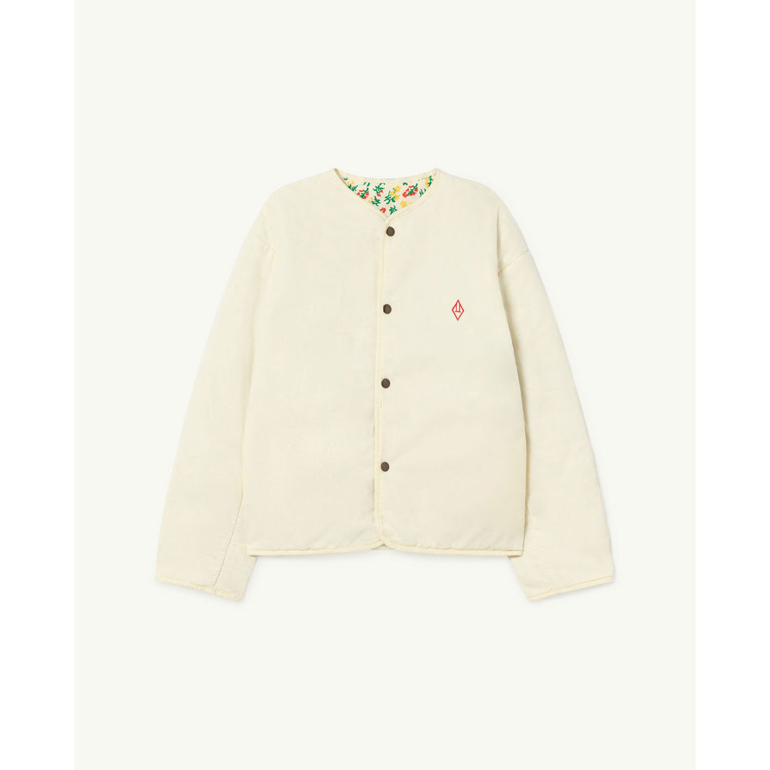 The Animals Observatory White Flower Starling Reversible Jacket