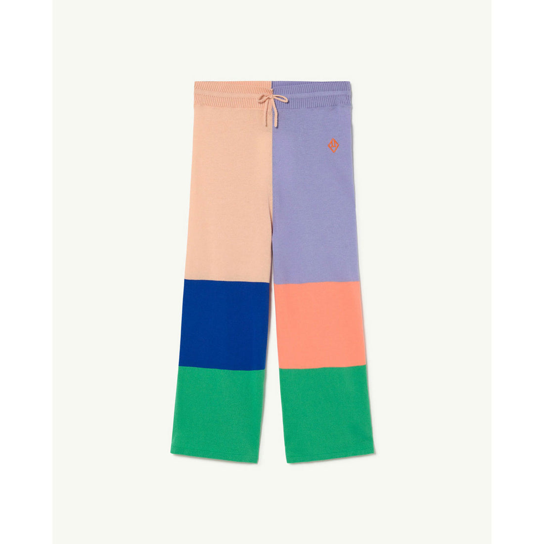 The Animals Observatory Grey Logo Crow Kids Pants