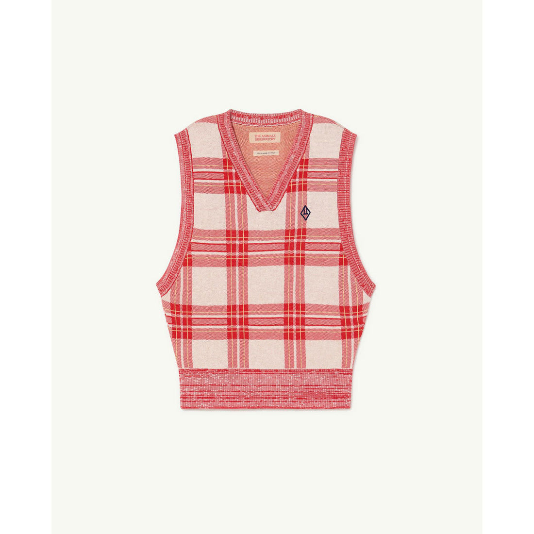 The Animals Observatory Red Logo Bat Kids Vest