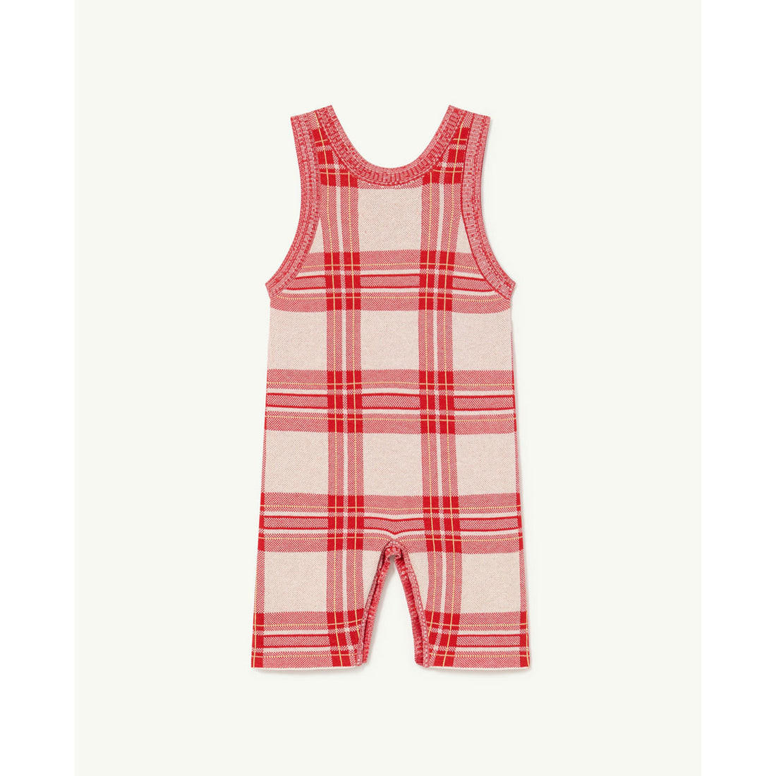 The Animals Observatory Red Logo Boar Baby Jumpsuit