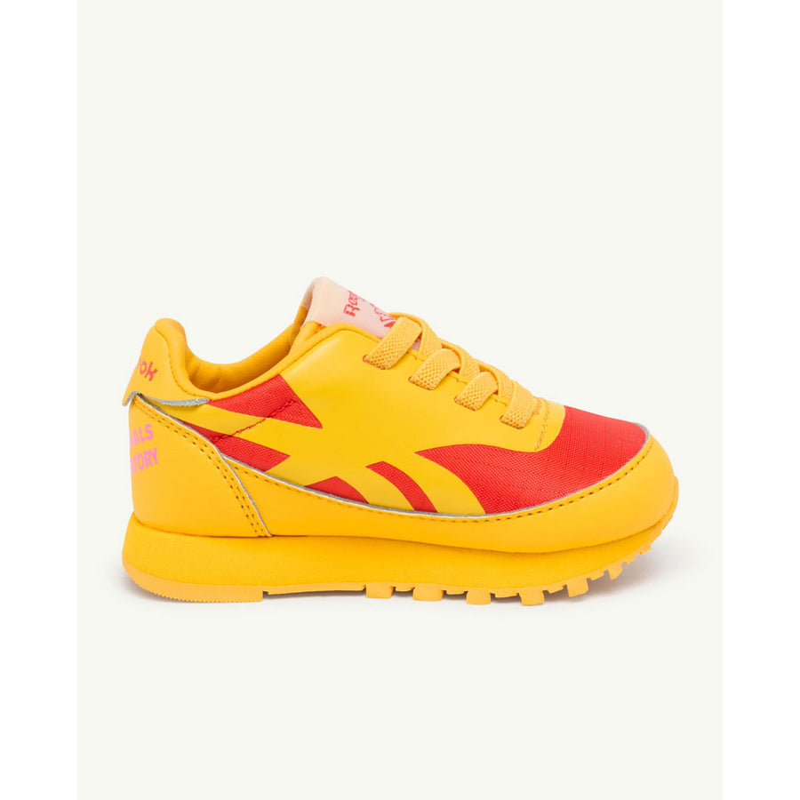 The Animals Observatory x Reebok Classic Leather Kids Sneakers -Yellow