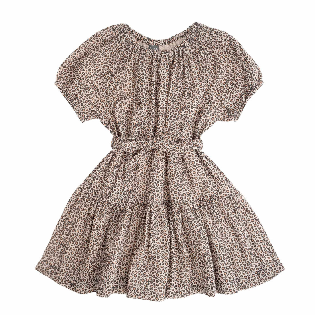 Tocoto Vintage Brown Animal Print Dress