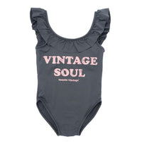 Tocoto Vintage Dark Grey Vinatge Soul Kid Swimsuit