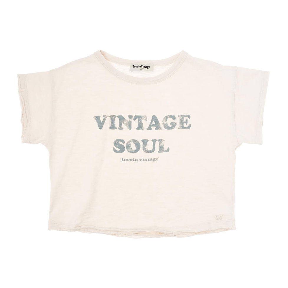 Tocoto Vintage Off White Vintge Soul Kid Tshirt