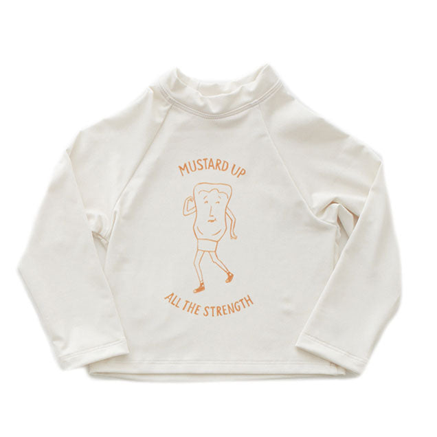 Oeuf White Mustard Up Rashguards