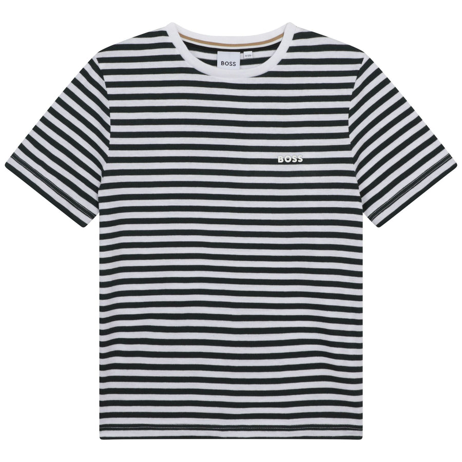 Hugo Boss White/Green Sailor Ss Tshirt