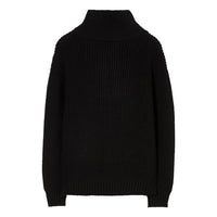Finger in the Nose Sasha Absolute Black Half Zipped Jumper