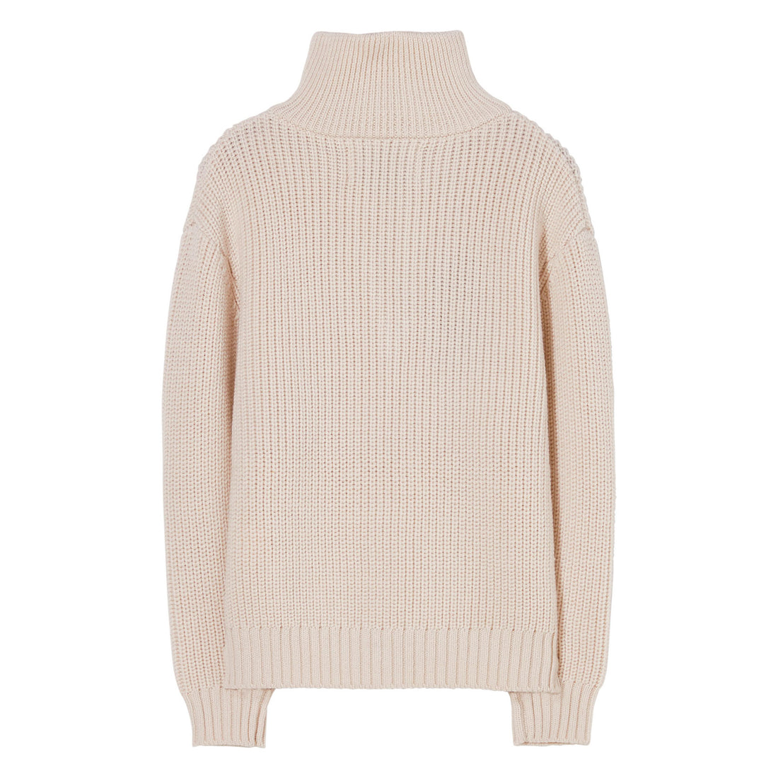 Finger in the Nose Ecru Half Zipped Sweater