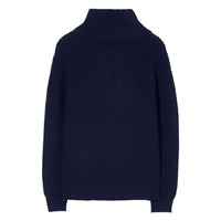 Finger in the Nose Sasha Navy Half Zipped Jumper