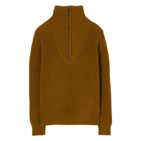 Finger in the Nose Tobacco Half Zipped Sweater