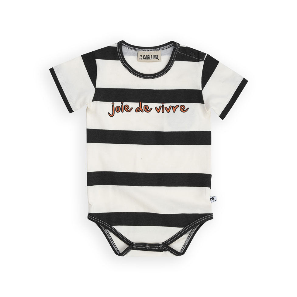 Carlijnq Black Stripe Bodysuit