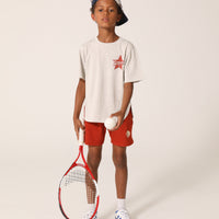 raquette Light Grey Heather Sports Club Starcamp Team Tee