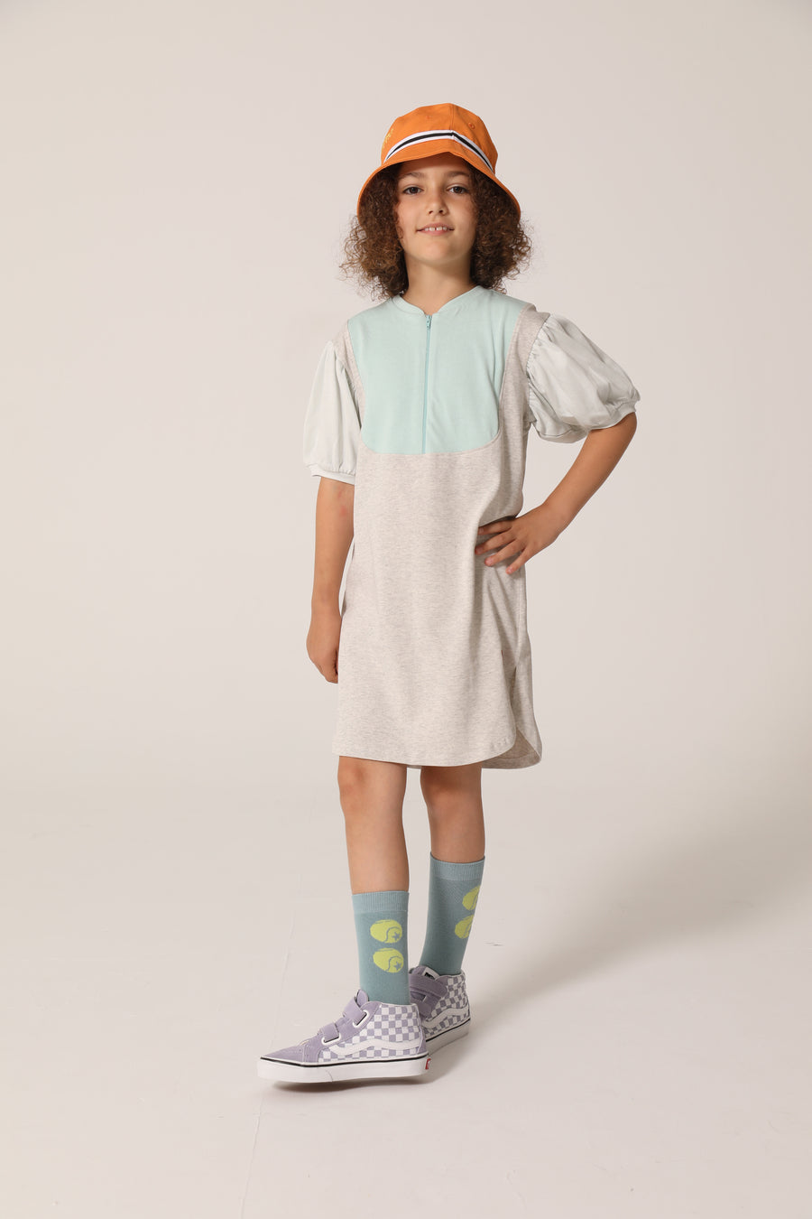 raquette Harbor Gray / Spa Blue Sports Club Tee Dress
