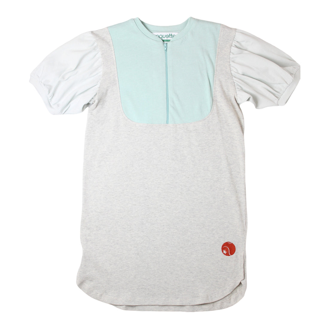 raquette Harbor Gray / Spa Blue Sports Club Tee Dress