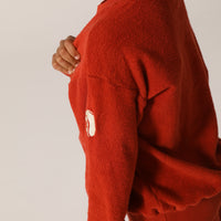 raquette Red Tennis Clay Sports Club Vintage Tennis Sweater