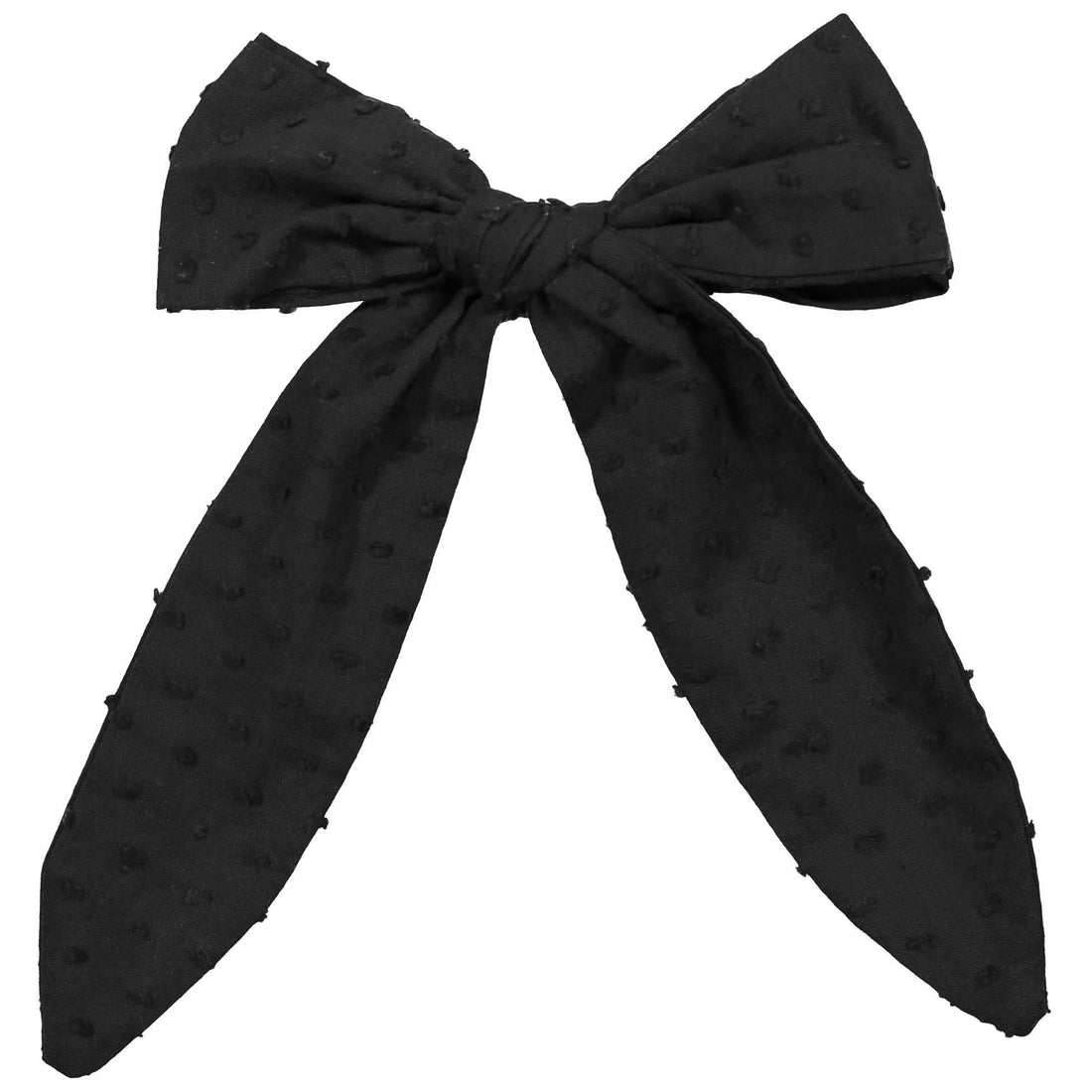 Knot Hairbands Black Scarf Bow Clip