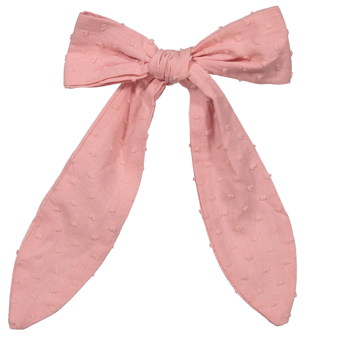 Knot Hairbands Coral Pink Scarf Bow Clip