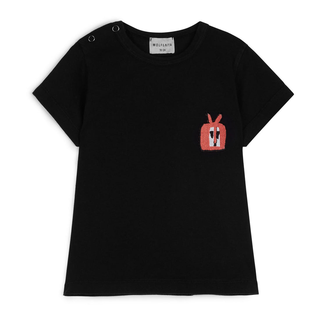 Wolf and Rita Black Sebastiao Tee