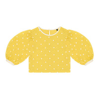 The Middle Daughter Sour Lemon Spot Selene Blouse