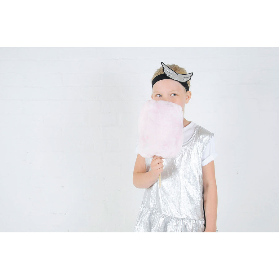 LOUD Metallic Silver Dance Dress